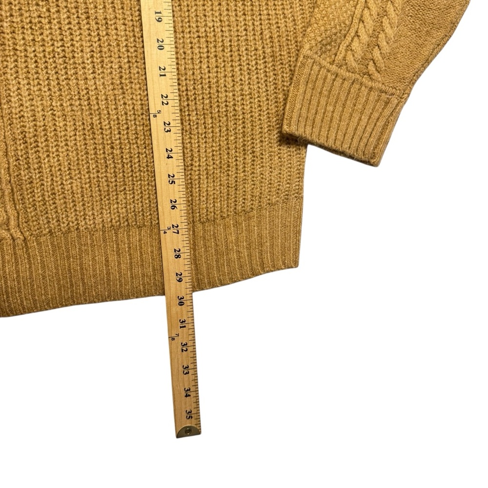 New American Eagle Tan Soft and Cozy Mixed Stitch Pullover Sweater, Sz XXL - Picture 4 of 8